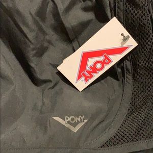 Women’s pony athletic shorts size large